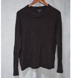 Something Navy Black Speckled Crewneck Sweater – Size XS